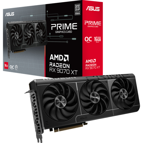 ASUS PRIME Radeon RX 9070 XT OC Edition 16GB GDDR6 02