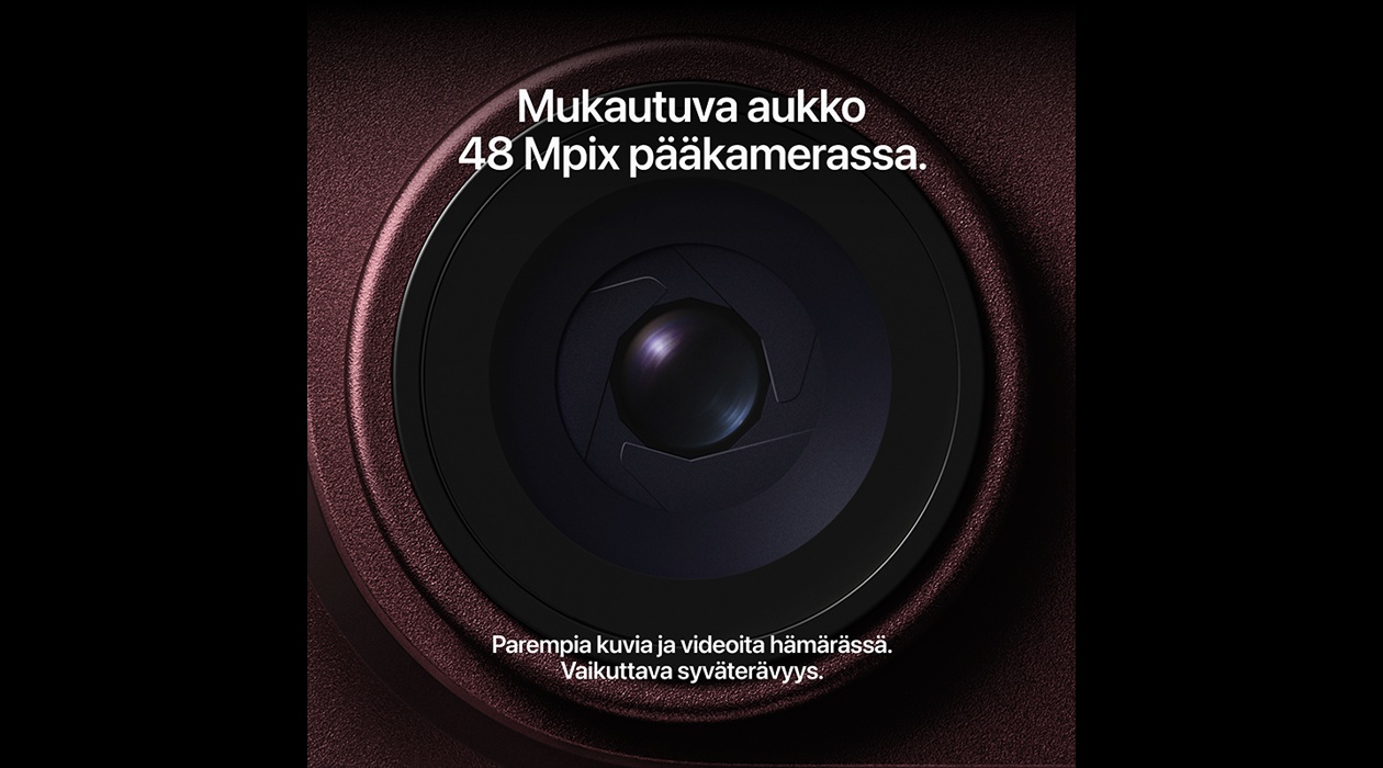 48 MP Fusion-pääkamera