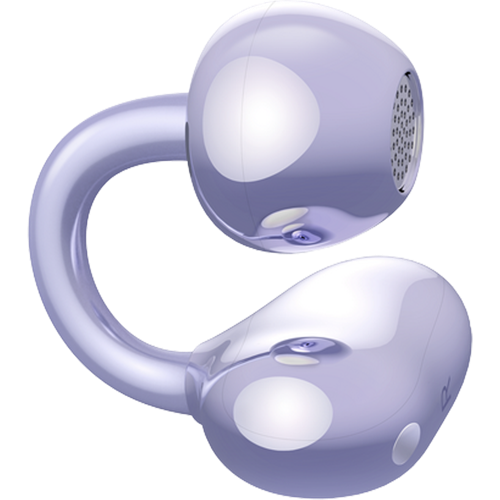 Honor Choice Clip purple headphones 01