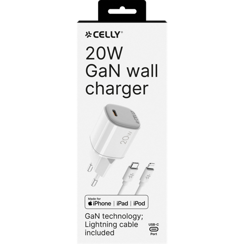 celly-20w-gan-adapter-lightning-cable