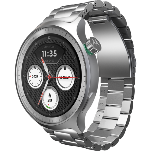 Motorola Moto Watch special edition silver pantone herbal green  01