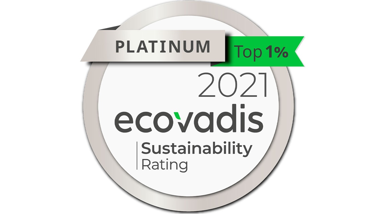Kestävä kehitys keskipisteenä – korkein arvosana EcoVadisilta