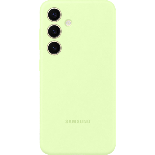 samsung galaxy s24 silicone case light green 1