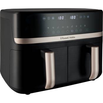Russell Hobbs Satisfry Air 9L Dual Basket -kiertoilmakypsennin