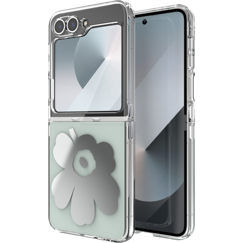 Samsung X Marimekko Dual Layer Case Flip6 Grey/Silver 01