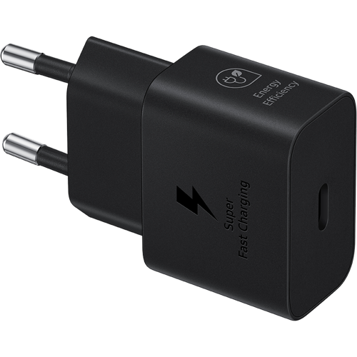 samsung 25w usb c gan power adapter black 1