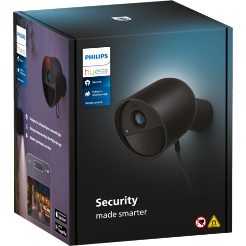 Hue Secure Camera wired black 1