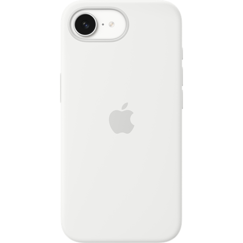 iPhone 16e Silicone Case White 1