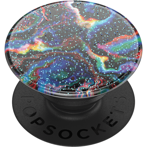 PopSockets PopGrip Glitter Rainbow Void 1