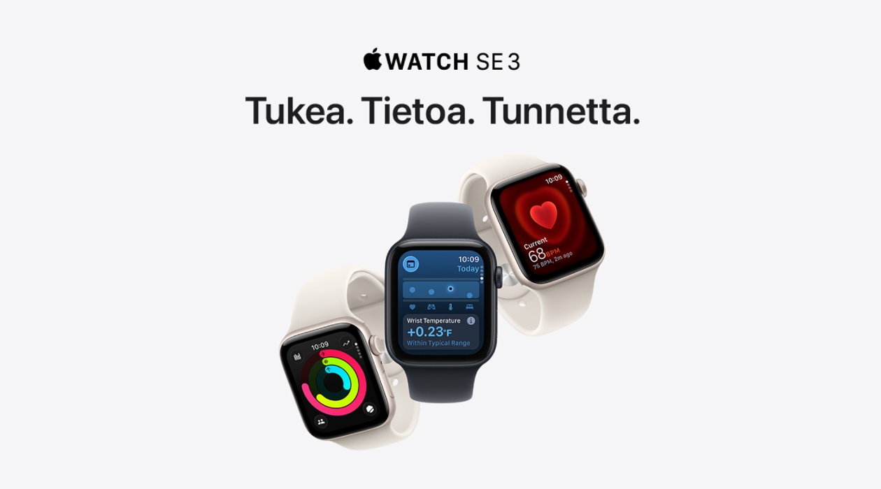 Apple Watch SE 3. Uusia supervoimia superhintaan.