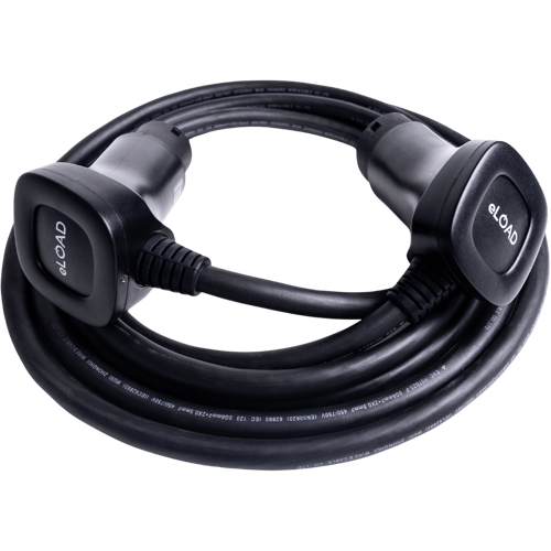 ELOAD SÄHKÖAUTON LATAUSKAAPELI 22KW 500CM 1