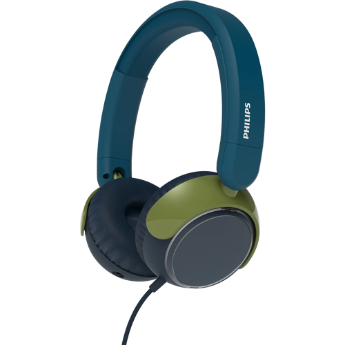 philips k2000 lasten kuulokkeet sinivihreä
