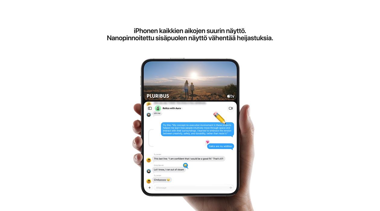 Kaikkien aikojen suurin näyttö.