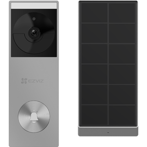 Ezviz HP3 Pro battery-powered video doorbell w solar panel 1