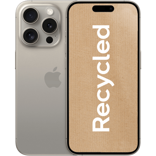 Recycled iPhone 15 Pro Natural Titanium