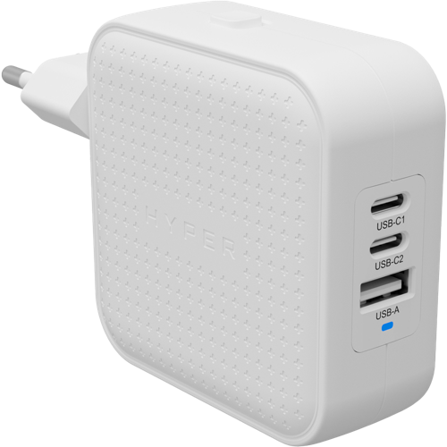 Hyper®️ HyperJuice®️ 70W USB-C GaN Travel Charger (3C+1A) - White 01