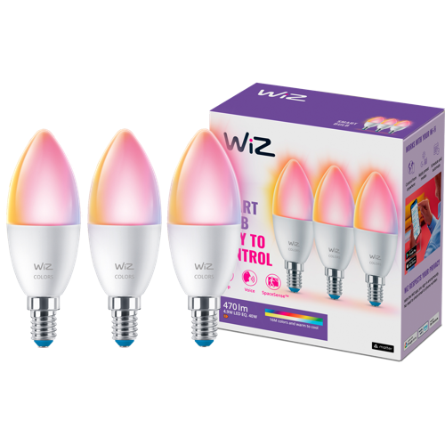 WIZ 40W WI-FI LED Lamppu E14 3 kpl 1