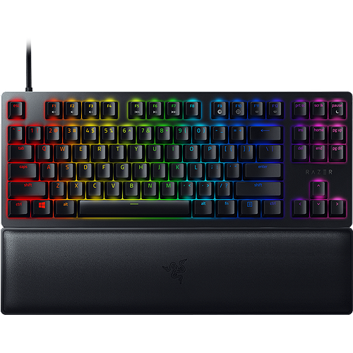 Razer Huntsman V2 Tenkeyless Keyboard Clicky Optical Purple Switches 1