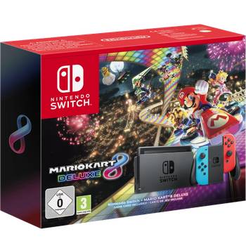 Nintendo Switch + Mario Kart 8 Deluxe -paketti