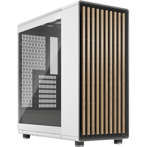 FRACTAL DESIGN North Chalk White TG Clear Tint Case 01