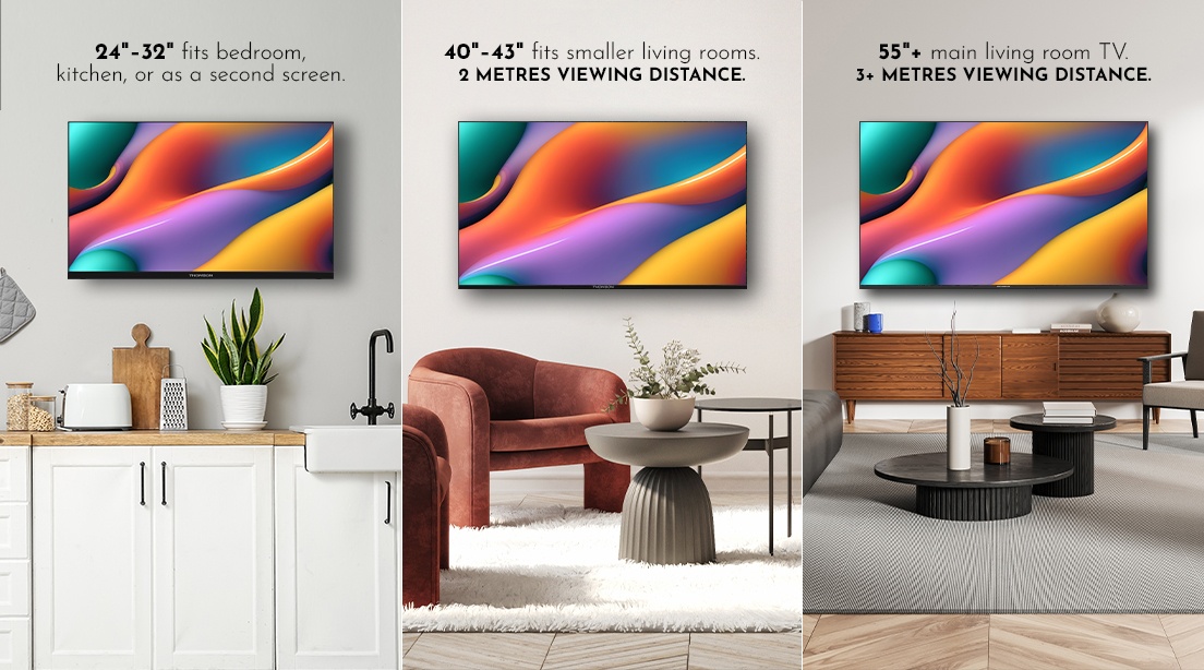 Minkä kokoinen THOMSON-televisio sinulle sopii?