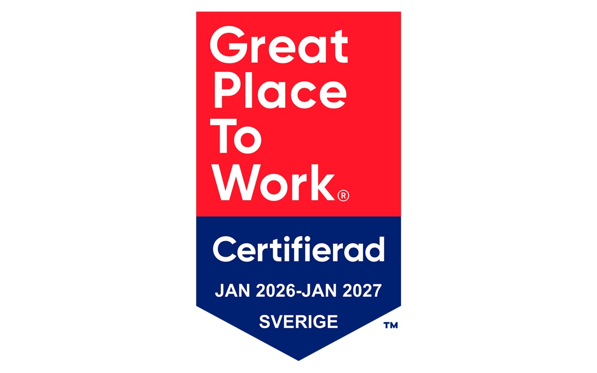 Great Place to Work - Badge för bra företag att arbeta på.