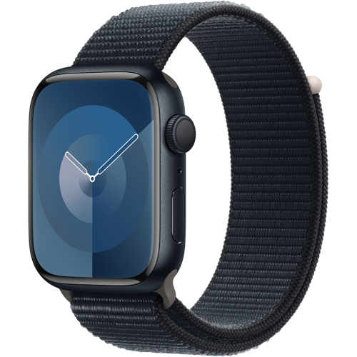 Apple_Watch_Series_9_GPS_45mm_Midnight_Aluminum_Midnight_Sport_Loop_34FR_Screen__USEN