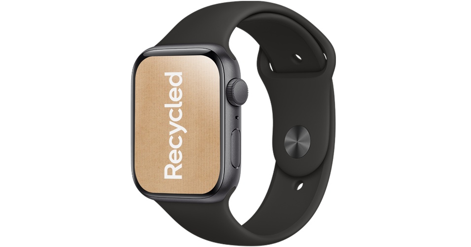 Recycled Apple Watch SE GPS 44 mm Tähtiharmaa/musta | Telia