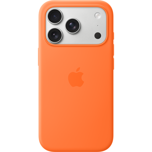 iPhone 17 Pro Silicone Case with MagSafe Orange 1