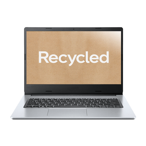 kuvitus kuva aiheesta Telia Recycled -kierrätystietokoneet