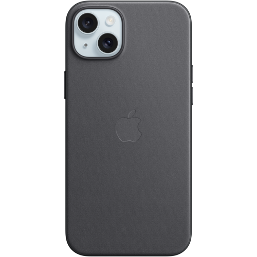 iphone 15 plus finewoven case with magsafe black