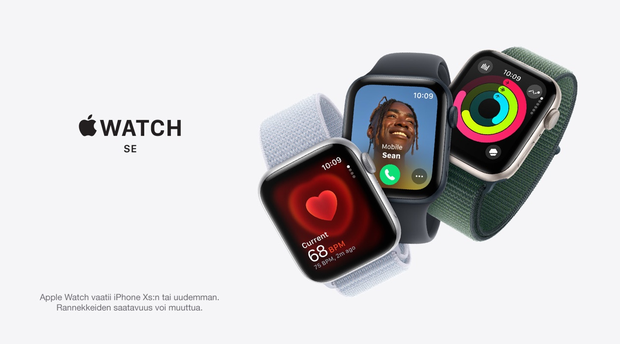 Apple Watch SE. Loistokello loistohintaan.
