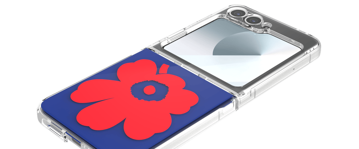 Samsung X Marimekko Dual Layer Case Z Flip6 Navy / Red | Telia