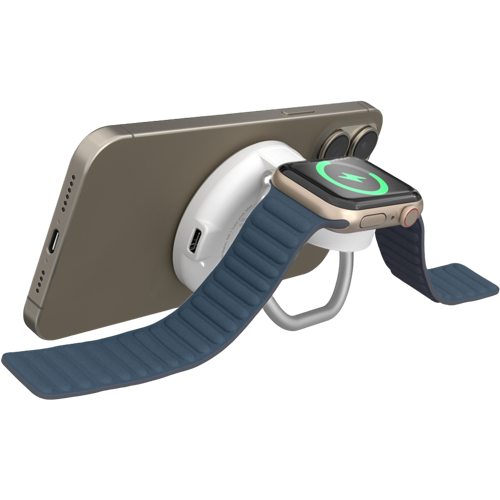 Hyper®️ Hyperjuice®️ Qi2 2-in-1 Magnetic Charging Stand - White 01