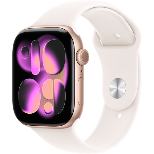 Apple_Watch_Series_11_46mm_Rose_Gold_Aluminum_Light_Blush_Sport_Band_34FR_Screen__USEN