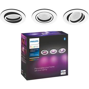 Philips Hue Centura -upotettava kohdevalaisin (3 kpl)