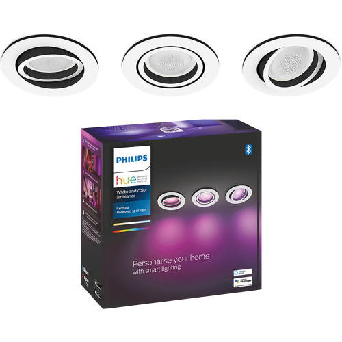 Philips Hue Upotettava Centura-kohdevalaisin, 3 kpl 01