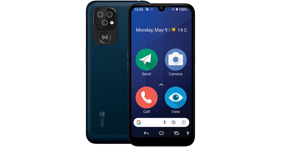 Doro 8210 4G Tummansininen | Telia