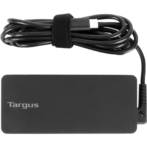 Targus®️ 65 W USB-C®️ PD Charger - For Laptops or Power Pass-Thru Docks 1